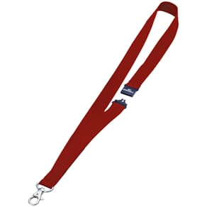 Textilband Durable Karabiner, 10 Stück, rot
