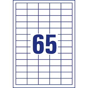 Universaletiketten Avery Zweckform, 38 x 21,2 mm, weiß