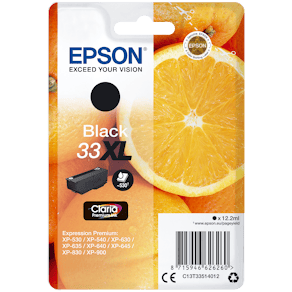 Bläckpatron EPSON C13T33514010 Svart