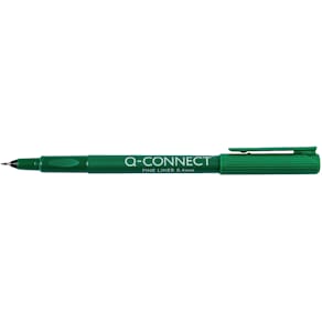 Feinliner Q-CONNECT, 0,4 mm, grün