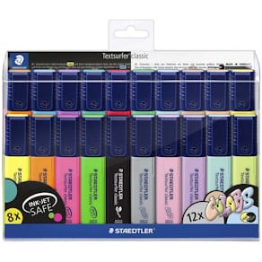 Tekstmarker STAEDTLER Textsurfer 1–5 mm, assorterede, 20 stk