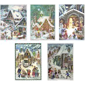 Adventskalender A4 hoch, sortiert