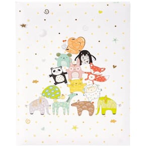 Babytagebuch TURNOWSKY Animal Pyramid, bunt, 44 Seiten