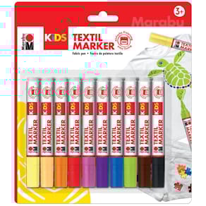 Textilmarker Marabu Kids, Set, 10 St., sortiert