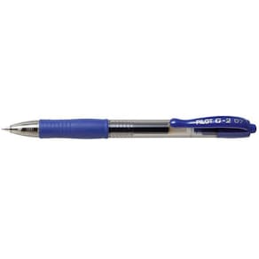 Gelkulpenna PILOT G-2 Medium Blå, 0.7mm, dokumentäkta