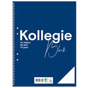 Kollegieblock FW A4 70g 80bl linj