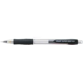 Stiftpenna PILOT Super Grip 0,5 Svart, 12st
