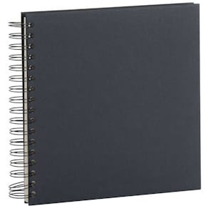 Fotoalbum Rössler SOHO, schwarz, 60 Seiten, Wire-o