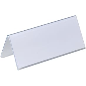 Namensschild Durable, 122 x 150 mm, transparent