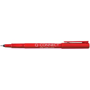 Feinliner Q-CONNECT, 0,4 mm, rot