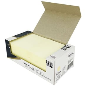Notes LYRECO prem 75x75mm gul 12/fp