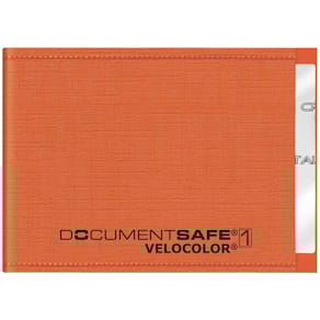 Kreditkartenetui VELOCOLOR Document Safe, orange