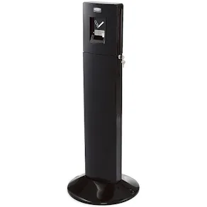 Askkopp RUBBERMAID Metropolitan, låsbar, höjd 107cm
