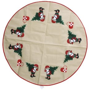 Julgransmatta tomte 100cm