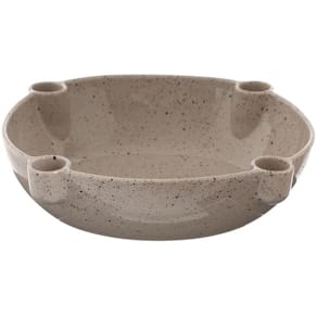 Adventsljusstake 21,7cm grå