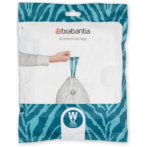 Insatspåse W BRABANTIA 5L vit 40/fp