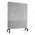 Skrivtavla Lintex Mobile Fabric, 1500x1960mm, svart stativ