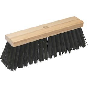 Fejekost Vikan træ, rød, hul til skaft, 40 cm