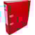 Ordner Q-CONNECT, A4, PP en papier, beschermrand, 8 cm rug, rood