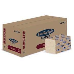 Dispenserservietter BulkySoft brun, System One, 2-lag, 4000 stk