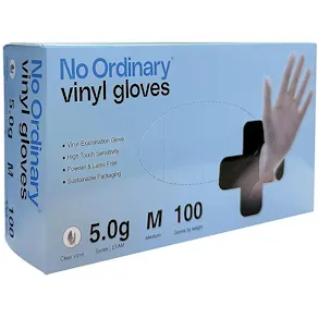 Vinylhandske NO ORDINARY f-fri M 100/fp