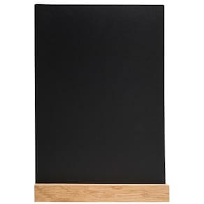 Menyholder EXACOMPTA skifer/tre A5