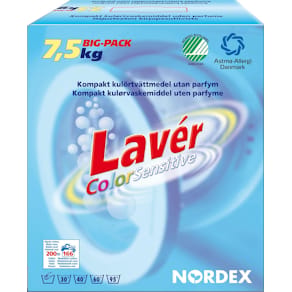 Tvättmedel Lavér Color Sensitive, 7,5kg