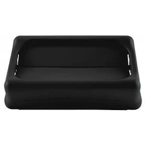 Schwingdeckel Rubbermaid Slim Jim, schwarz
