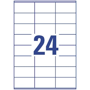 Universaletiketten Avery Zweckform 70 x 36 mm, weiß