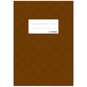 Heftschoner HERMA, gedeckt, A5, braun
