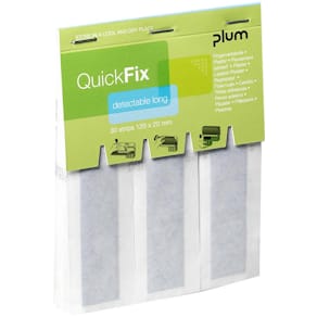 Navulling Plum QuickFix, detecteerbare pleisters, 30 stuks, extra