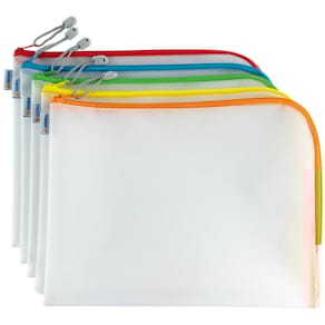 Universaltasche HERMA, A4+, 36 x 28 cm, transparent, Reißverschl.