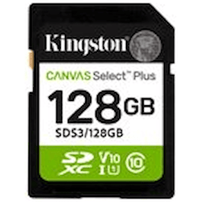 Kingston Canvas Select Plus - Flash-minneskort - 128 GB - Video