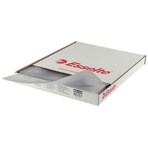 Plastficka ESSELTE A4 Öppning topp/vänster 0.08mm Präglad, 100st