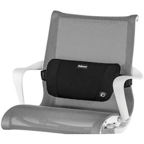 Ryggstöd FELLOWES PlushTouch svart