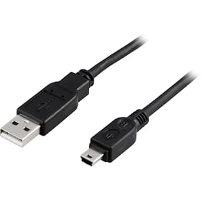 Kabel DELTACO USB - Mini USB 2m svart