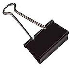 Foldbackklammer Q-CONNECT, 51 mm, 10 St., schwarz