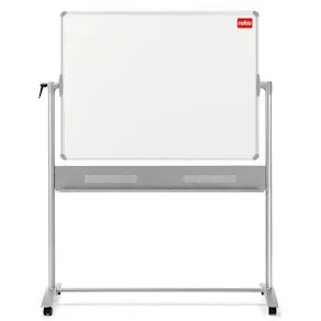 Whiteboardtavla vändbar mobil 120x90cm Nobo