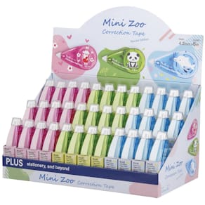 Korrekturroller PLUS JAPAN Mini Zoo, sortiert, 6 m