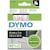 Tape Dymo D1, 12 mm, rood op wit