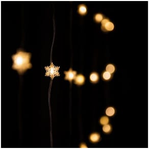 Ljusslinga gardin Star LED usb 135x180cm