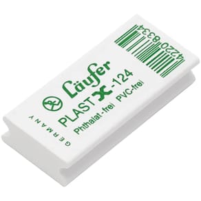 Radierer Läufer Plast X-Form