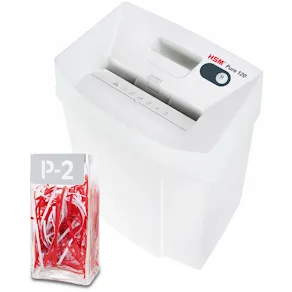 Dokumentförstörare HSM Shredstar Pure 120 3,9 white, 20L, P-2