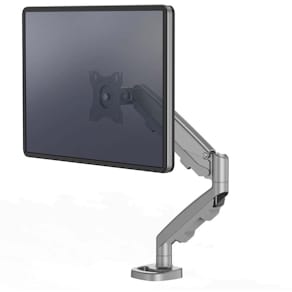 Monitorarm Fellowes sølv, justerbar, 2-pak