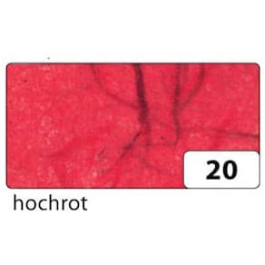 Strohseide Folia, 47 x 64 cm, hochrot