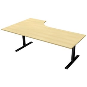 Bord El h 2x1,2x0,8x0,6m björkla/svart