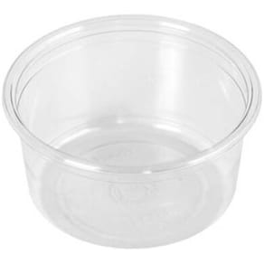 Skål Færch PET transparent, Ø117x60 mm, 1-rums, 500 stk