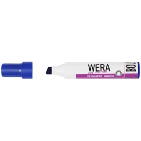 Marker BNT skrå spids 2–10 mm, blå, 10 stk