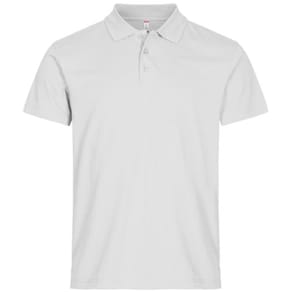 Pikéskjorte CLIQUE BasicPolo M hvit