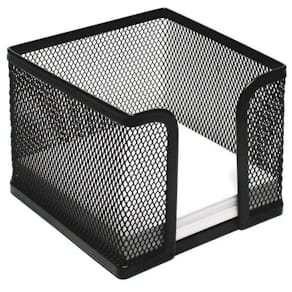 Blockask Nät Svart, metall, 10x10cm